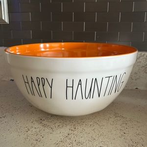 NWT Vintage Rae Dunn Happy Haunting Halloween Melamine Bowl